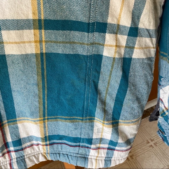 Billabong Plaid Sherpa Jacket - Picture 11 of 12